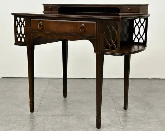 Vintage Mahogany Desk Secretaire Writing Table