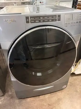 Shadow Chrome 2021 Whirlpool Front Load Washer
