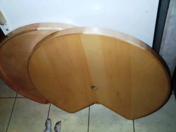LAZY SUSAN Kitchen Cabinet 2 Turntable Part & Hardware Oak Wood Parts