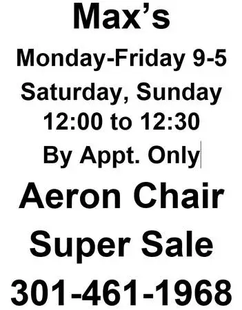 Thursday Friday Saturday I have the Aerons 20 of them also Leap 2s