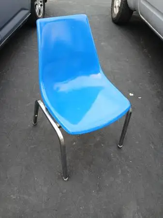 Mid Century Fiberglass Chair by Krueger
