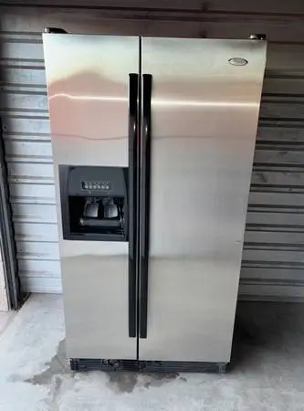 Whirlpool Stainless Steel Refrigerator And Freezer