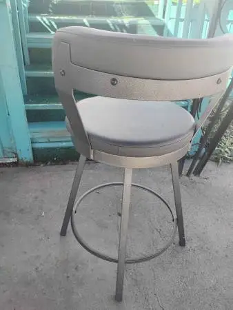 ONE/ Faux Leather swivel Bar Stools/ GOOD CONDITION!!!!