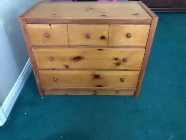 Small wood dresser