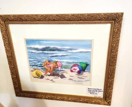 Beach Watercolor Art by Karen Gieringer Francis-NOW
