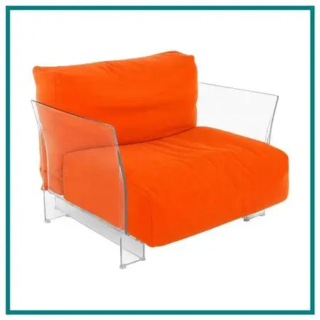 Piero Lissoni For Kartell Pop Outdoor / Indoor Armchair, Orange