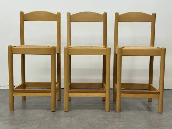 Scandinavian Style Stool Counter Height Bar Stools 3 for $395