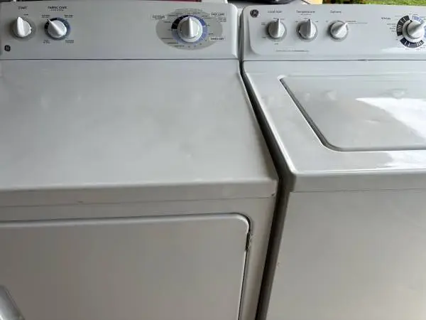 Ge washer and dryer super capacity very nice.