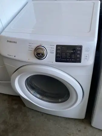 Great  Samsung front load   Front load  dryer electric y high efficien