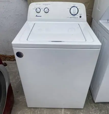 Amana traditional top load washer with agitator
