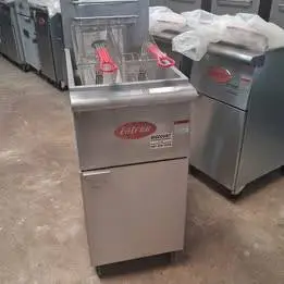 Brand New Commercial gas floor fryer 35-40lb fryers with baskets | Res