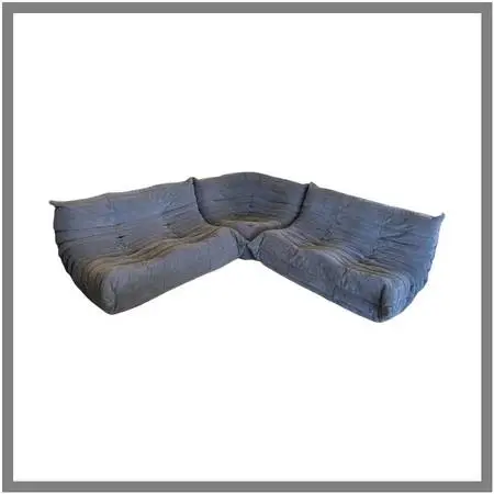 Michel Ducaroy For Ligne Roset Togo Sectional, Alcantara Chic
