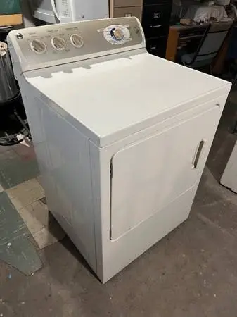 GE gas dryer installed