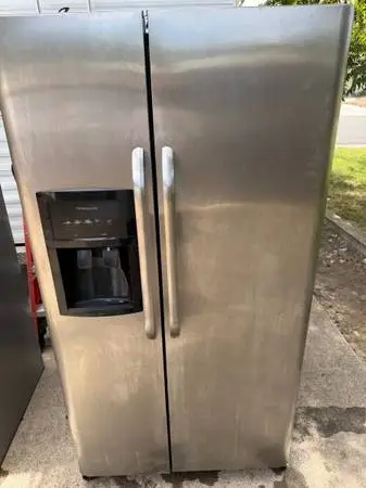 Frigidaire side by side delivered