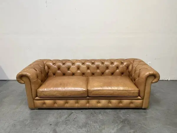 Joybird Leather Sofa