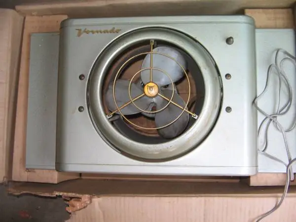 Vintage 1950s Vorando Window Fan