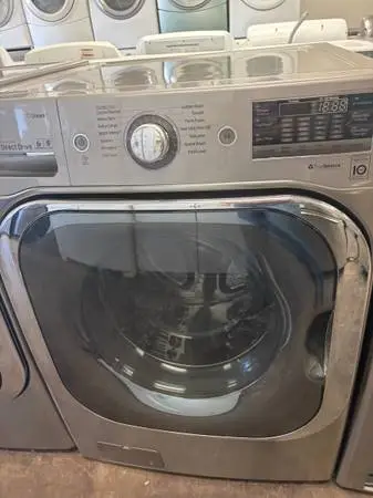 29 Wide LG 5.2 CuFt Front Load Titanium Washer