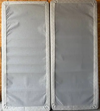 Very Nice 2 pc. California King Low Profile Box Foundation