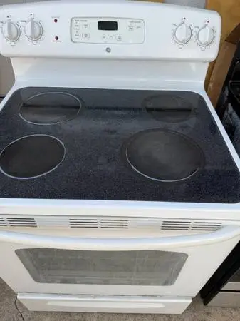 Electric stove delivered installed