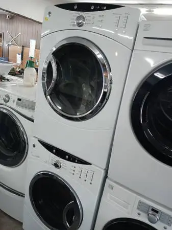 🌲GE stackable front load washer and dryer set