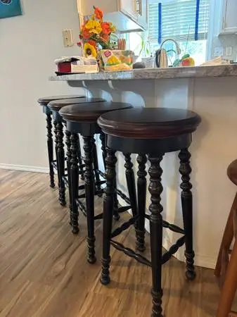Four Bar Stools 30 in tall $100