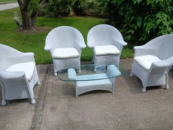 LLOYD LOOM / LLOYD FLANDERS SET FOR OUTDOORS OR INDOORS