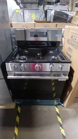 Lg stainless steel gas range