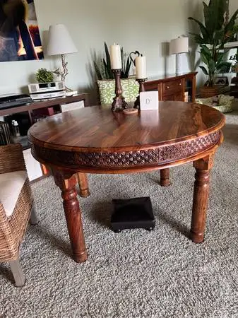 Table / Teak Wood  Interior or Exterior