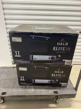 HALO Elite1B Stainless/Black 21in Countertop Griddle HZ-1007-ANA