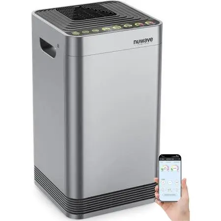 Like new Nuwave OxyPure Smart Air 360º air intake 7 fan blade Purifier