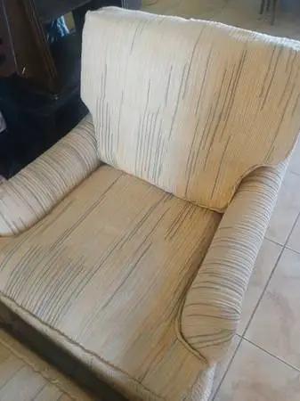 Comfort chair with hassock and office chair