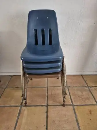 4 Virco Martest Chairs - Only $5 Per Chair.