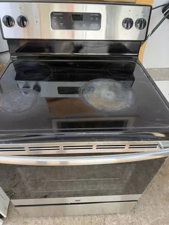 Electric stove works great delivered