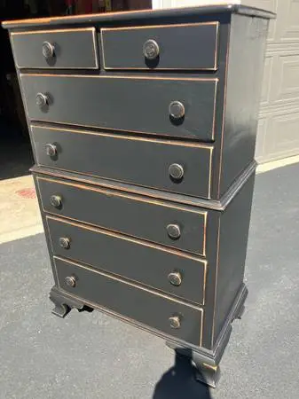 Vintage Solid Cherry Chest of Drawers