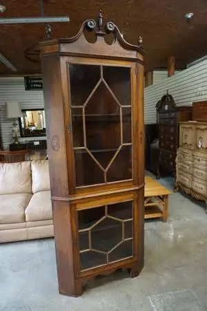 Vintage Corner Cabinet