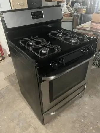 Frigidairegas stove installed