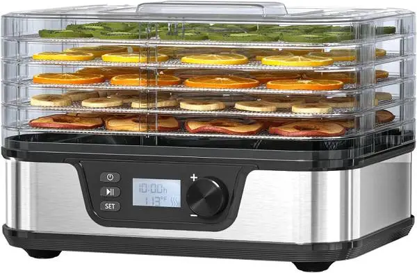 Food Dehydrator 350W Machine With Digital Adjustable Temperature