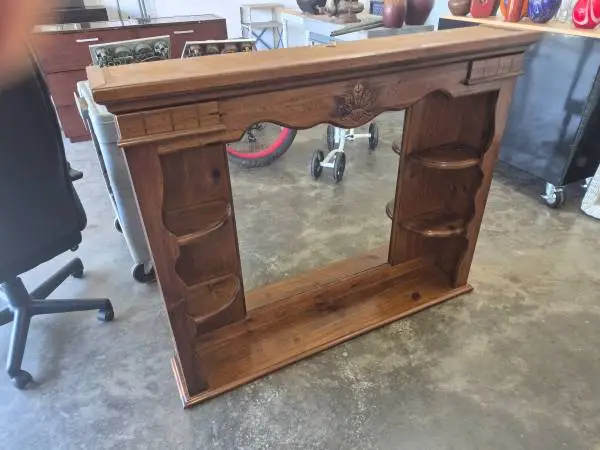 FREE DRESSER TOP MIRROR AND SHELF