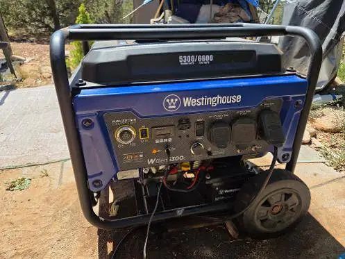 Westinghouse 6600 watt gas generator