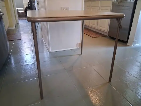⭐️VINTAGE SAMSONITE 5 PIECE FOLDING CARD TABLE & CHAIRS⭐️