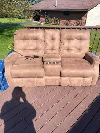 Love seat recliner electric