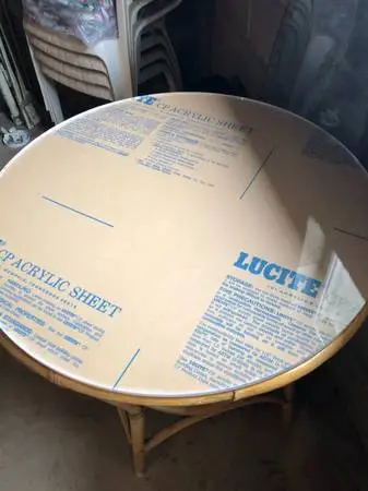 Table 26 Diameter Clear Round Circle Acrylic Sheet