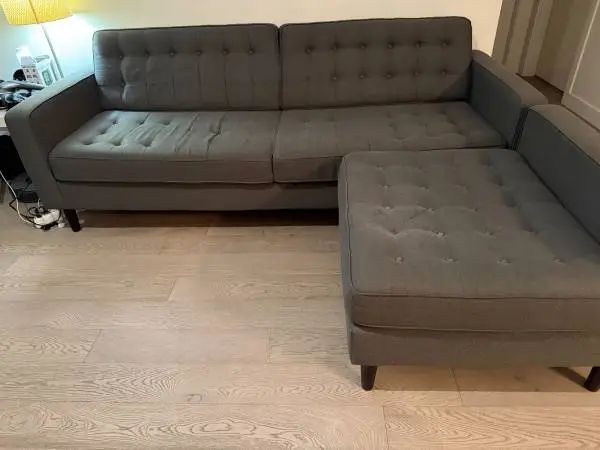 FREE EQ3 Couch & Ottoman - good condition for students/family