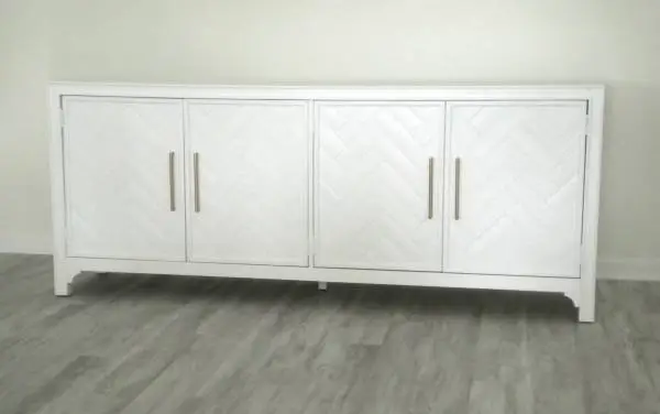 LARGE WOOD CABINET- 6 1/2 FT LONG