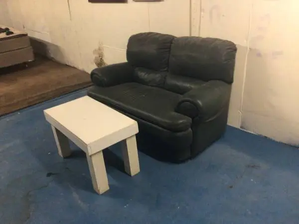 Love seat and coffee table