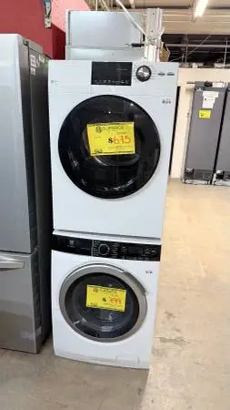 24IN WIDE WASHER AND DRYER IN STOCK
