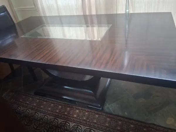 ART DECO STYLE EXTENSION DINING TABLE MACASSAR⁶ EB