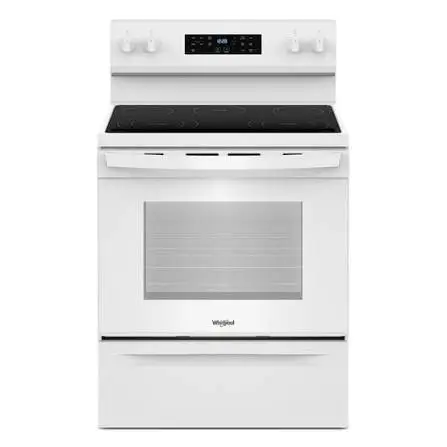 Whirlpool 30-in 5 burners 5.3-cu ft Electric Range White (Warranty!)