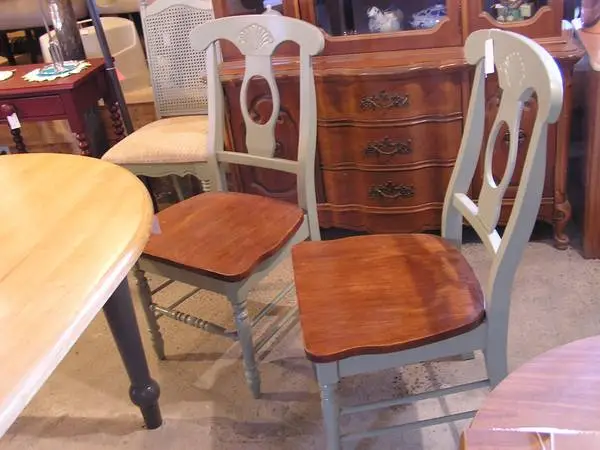 SETS OF TWO DINING CHAIRS