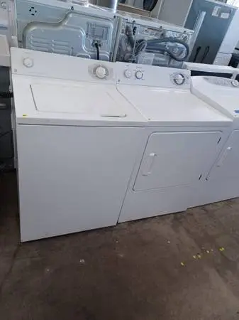 GE Washer and dryer set, top load